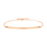 Bracelet Fuji Or Rose Acier Inoxydable Jardin des Bijoux