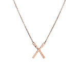 Collier Alex Acier inoxydable Or Rose Jardin des Bijoux