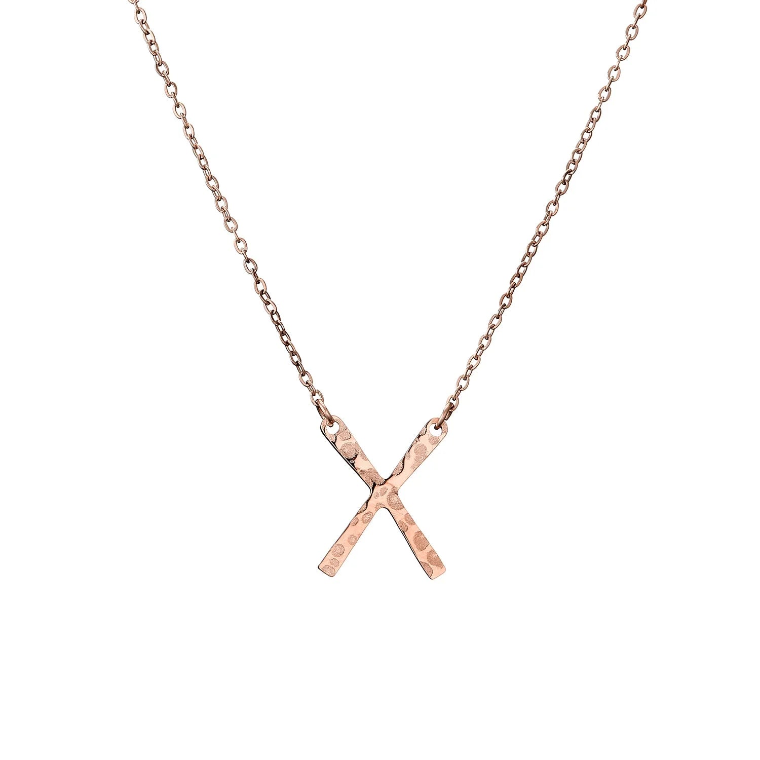 Collier Alex Acier inoxydable Or Rose Jardin des Bijoux