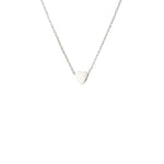 Collier Coeur Lova Argent Acier Inoxydable Jardin des Bijoux