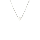 Collier Coeur Lova Argent Acier Inoxydable Jardin des Bijoux