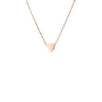 Collier Coeur Lova Or Rose Acier Inoxydable Jardin des Bijoux