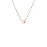 Collier Coeur Lova Or Rose Acier Inoxydable Jardin des Bijoux