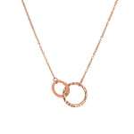 Collier Omessa Or Rose Acier Inoxydable Jardin des Bijoux