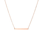 Collier Tokyo Acier inoxydable Or Rose Jardin des Bijoux