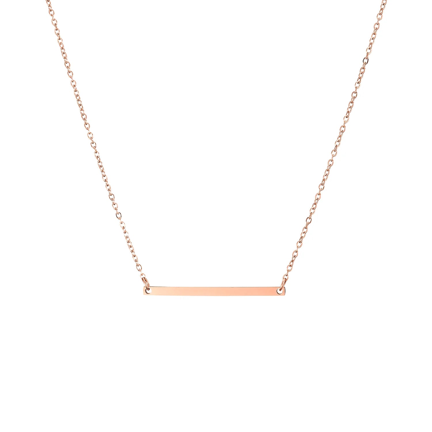 Collier Tokyo Or Rose Acier Inoxydable Jardin des Bijoux