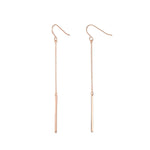 Boucles d’oreilles Haiku Acier inoxydable Or Rose Jardin des Bijoux