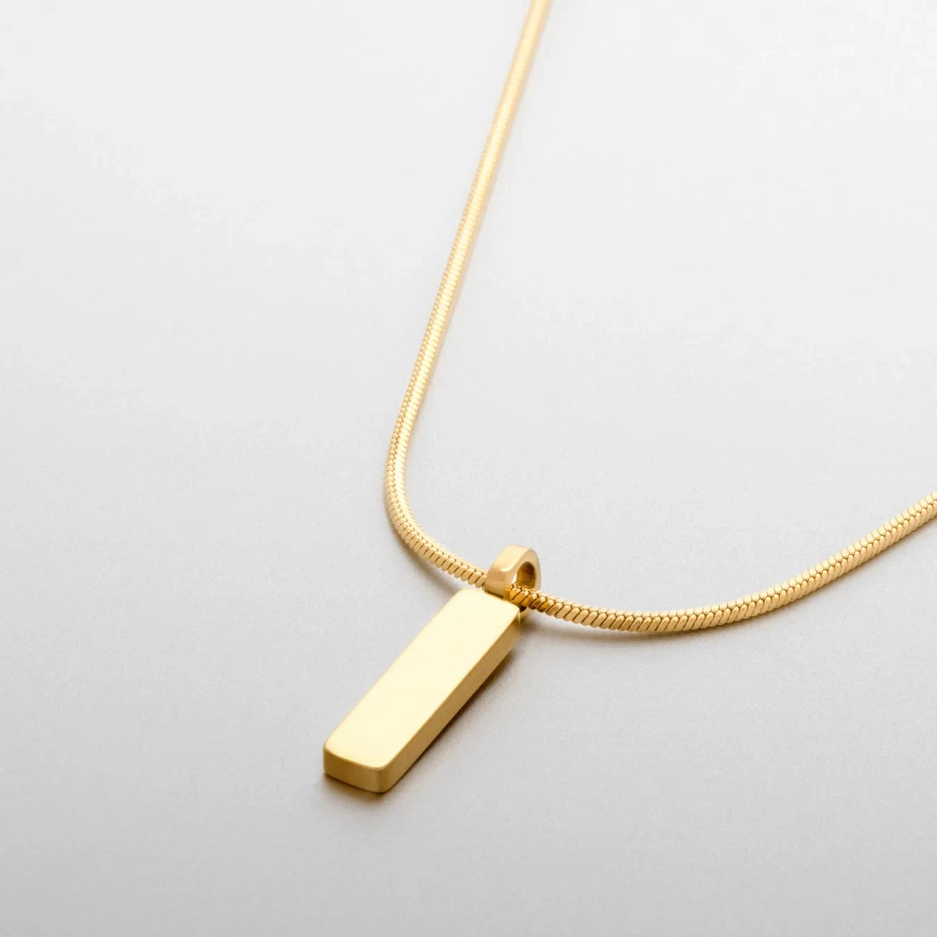 Cadena rectangular para hombre