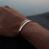 Bracelet Paragon Argent / 3.5mm Acier Inoxydable Jardin des Bijoux