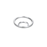 Bague Lexie Acier inoxydable Argent / 49 Jardin des Bijoux