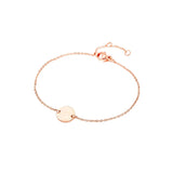 Bracelet Solstice Acier inoxydable Or Rose Jardin des Bijoux