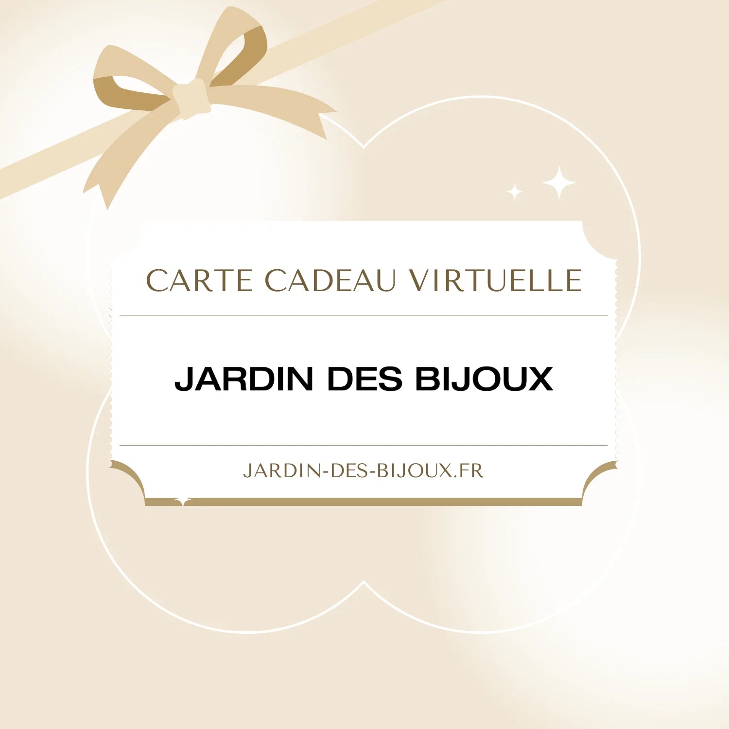 Carte-cadeau Carte-cadeau Acier Inoxydable Jardin des Bijoux