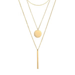 Collier Iroquois Composition Or Rose Jardin des Bijoux