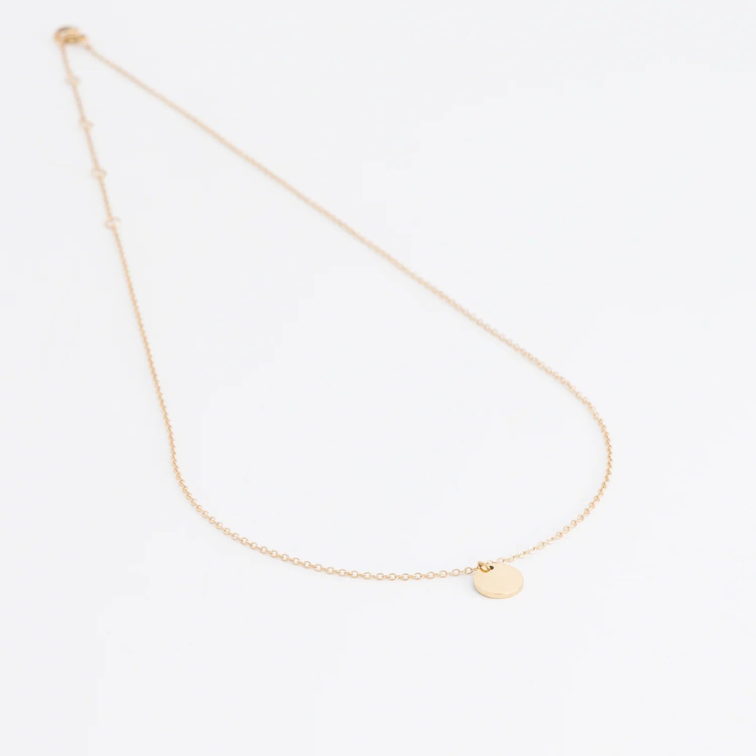 Collier Lucky Or Rose Acier Inoxydable Jardin des Bijoux