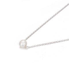 Collier Pearl Argent Acier Inoxydable Jardin des Bijoux