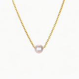 Collier Pearl Or Acier Inoxydable Jardin des Bijoux