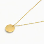 Collier Rond Acier inoxydable Or Jardin des Bijoux